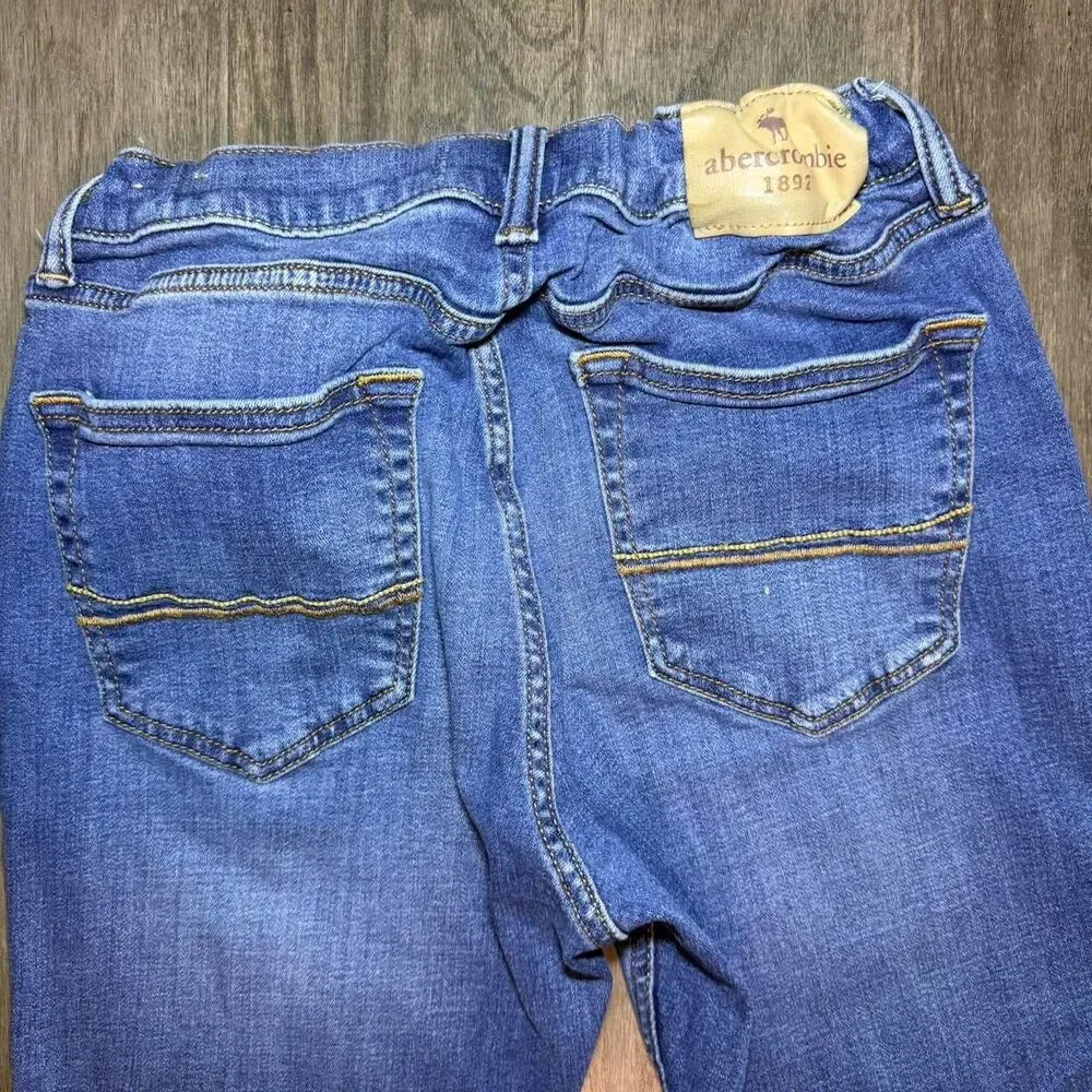 Abercrombie-fitch Boys size 15/16 Blue and Navy Jeans